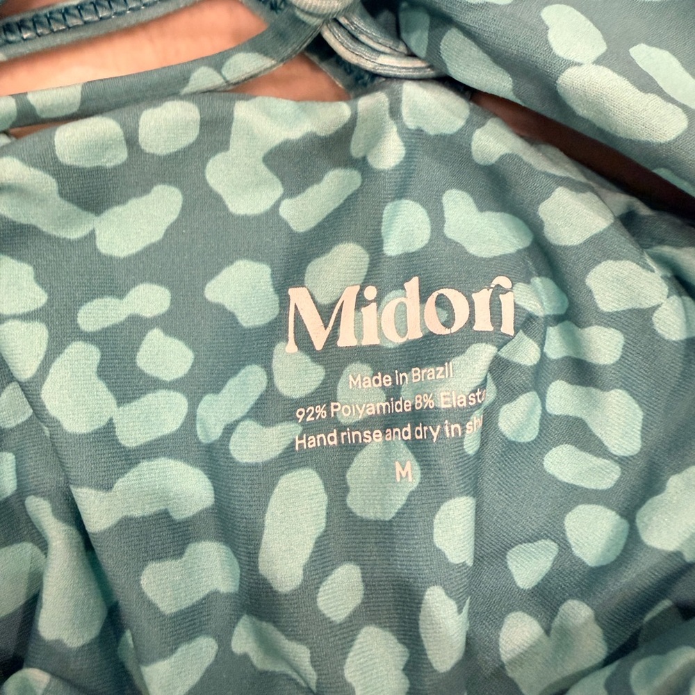 Midori Teal and Light Blue Swimwear - Picture 3 of 8